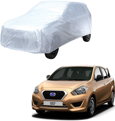 AutoRetail Car Cover For Datsun Go+ (Without Mirror Pockets)(Silver)