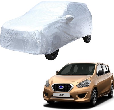 AutoRetail Car Cover For Datsun Go+ (With Mirror Pockets)(Silver)