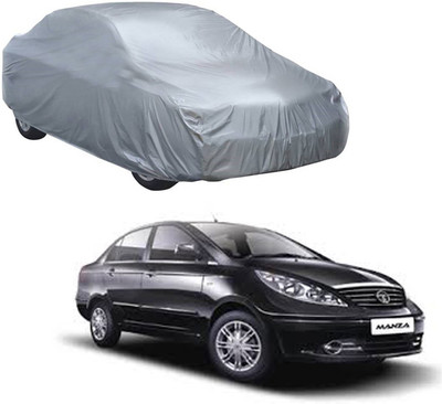 AutoRetail Car Cover For Tata Manza (Without Mirror Pockets)(Silver)