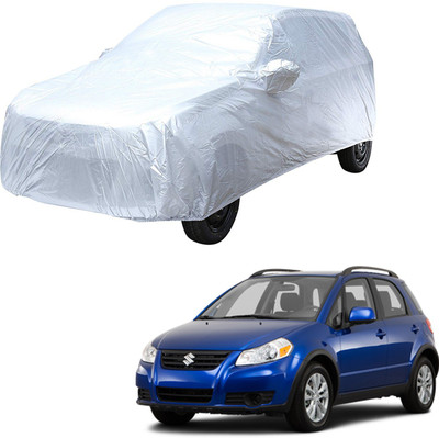 AutoRetail Car Cover For Maruti Suzuki SX4 (With Mirror Pockets)(Silver)