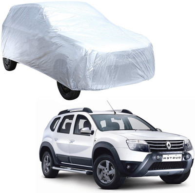 AutoRetail Car Cover For Renault Duster (Without Mirror Pockets)(Silver)