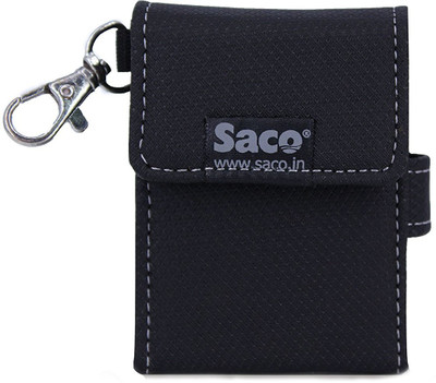 Saco Pouch for Portable 500GB USB 31 External SSD For Samsung T5(Black, Shock Proof)