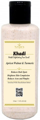 

Yuthee's Khadi Herbal Apricot Walnut and Turmeric Face Scrub, 210ml(210 ml)