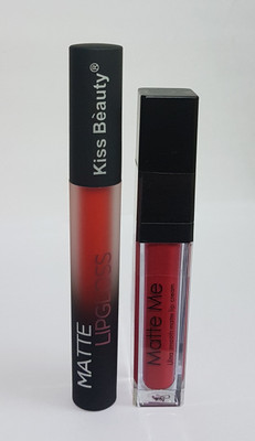 

Matte me Lip Care Combo of KB lipgloss and Lipstick(Set of 2)