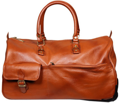 

ALINZA MARTIN GLANCE 22 inch/56 cm Canum Duffel Strolley Bag(TAN) Duffel Strolley Bag(Brown)