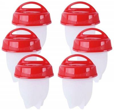 

CPEX Silicone Egglettes Egg Cooker Hard Boiled Eggs Without The Shell for Egg Tools Pack of 6pcs CP-587 Egg Cooker(6 Eggs)
