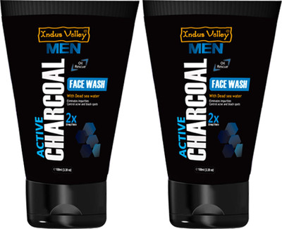 

Indus Valley MEN Active Charcoal Oil Control Face Wash(Set of 2) Face Wash(200 ml)