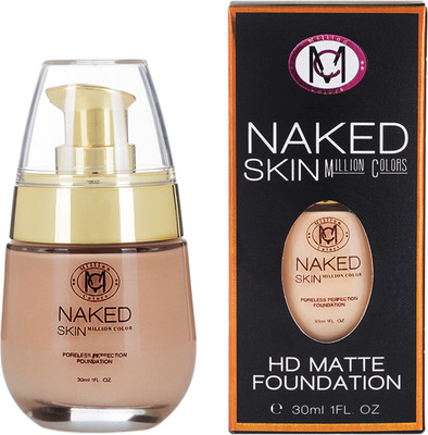 

Million Colors Naked Skin HD Matte Foundation(Sand)