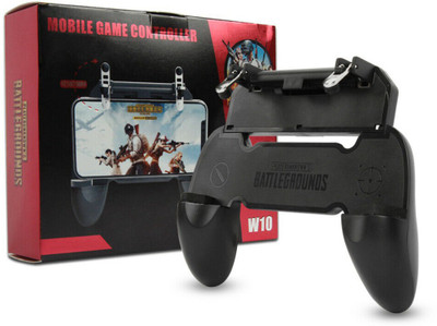 

LIFEMUSIC W10 Mobile Phone Game Controller Gamepad Joystick Fire Trigger For PUBG Fortnite Gaming Accessory Kit(Black, For Android, iOS)