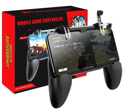 

LIFEMUSIC Mobile Game Controller PUBG Mobile Controller Pubg Key Gaming Grip Joysticks 4.5-6.5inch Android iOS Compatible Phone Gaming Accessory Kit(Black, For Android, iOS)