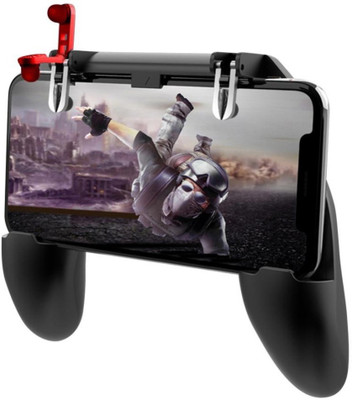 

LIFEMUSIC All-in-One Mobile Game Controller Fortnite Fire PUGB Mobile Joystick Gamepad Metal L1 R1 Buttons for All Phone Gaming Pad Gaming Accessory Kit(Black, For Android, iOS)