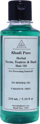 

Khadi Pure Herbal Neem, Teatree & Basil Hair Oil(210 ml)