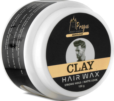

Prague Menology Clay Hair Wax (Strong Hold & Matte Look) Hair Wax(100 g)