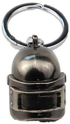 SN RACERS PUBG Level 3 SILVER Helmet Player's Unknown battlegrounds Key Chain Game Helmet Armor Model Key Chain SILVER Key Chain