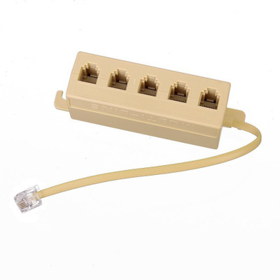 

SHAFIRE 5 Ports Telephone Line Splitter 6.5 inch Lan Adapter(0 Mbps)