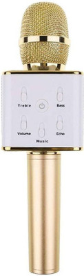 

ShoppoWorld Handheld Wireless Microphone with Bluetooth Speaker Wireless(Golden)
