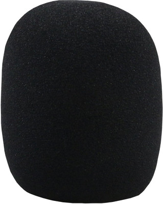

Adhbhud Collar Mic Type Handheld Microphone Sponge Foam Mic Cover Mic Sponge(Black)