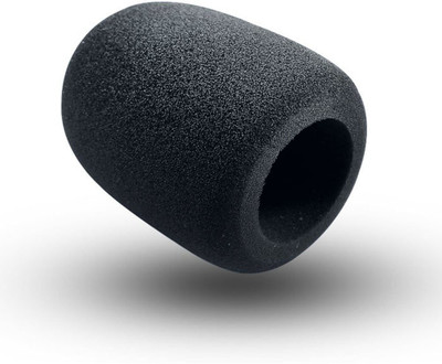 

Adhbhud Microphone sponge for Collar Mic Mic Sponge(Black)