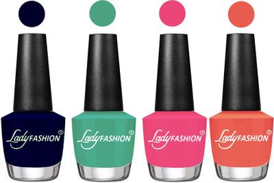 

Lady Fashion UV Soak Off Nail Growth Gel Nail Polish Blue, Green, Bright Pink, Carrot,(Pack of 4)