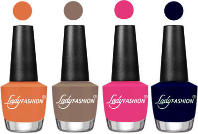 

Lady Fashion UV Soak Off Nail Growth Gel Nail Polish Wintage Nude, Strawberry, Pink, Blue(Pack of 4)