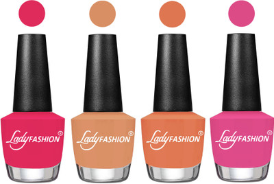 

Lady Fashion UV Soak Off Nail Growth Gel Nail Polish Strawberry, Camel Fantasy, Flirty Nude, Magenta(Pack of 4)