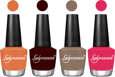 

Lady Fashion UV Soak Off Nail Growth Gel Nail Polish Wintage Nude, Maroon, Beige, Strawberry(Pack of 4)