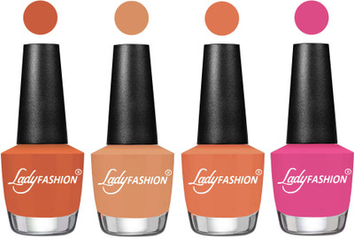 

Lady Fashion UV Soak Off Nail Growth Gel Nail Polish Almond, Camel Fantasy, Flirty Nude, Magenta(Pack of 4)