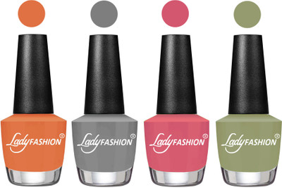 

Lady Fashion UV Soak Off Nail Growth Gel Nail Polish Wintage Nude, Grey, Violine Dawn, Magic Nude(Pack of 4)