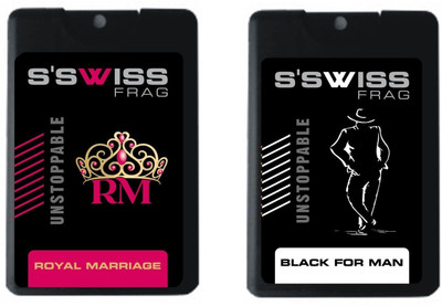 

s'swiss ROYAL MARRIAGE & BLACK FOR MEN Perfume - 20 ml(For Men & Women)