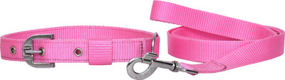 

VIP COLLECTION Dog Collar & Leash(, PINK