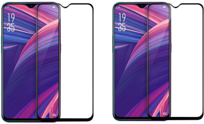 LORTZEA Tempered Glass Guard for OPPO R17 PROoof) (Scratch Resistant) (Anti FingerPrint ) (Oleophobic Coating)(Pack of 2)