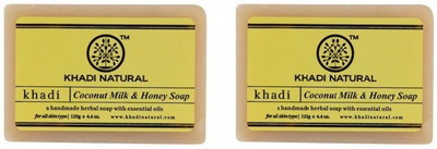 

Khadi Natural Organic coconut milk soap(250 g, Pack of 2)