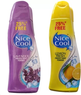 NICE COOL LAVENDER + LEMON FRESH PRICKLY HEAT POWDER (300 gm)(2 x 150 g)