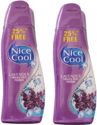 

Nice Cool LAVENDER PRICKLY HEAT POWDER (2 Pc Combo) (300 gm)(300 g)