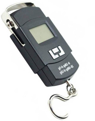 

Zelenor Hanging Luggage Weighing Scale Digital Capacity 50 Kg Hanging Steel Hook Weighing Scale(Black)