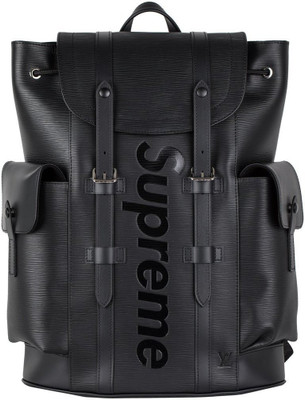 

Supreme LV X Christopher Backpack Epi Leather PM Waterproof Daypack(Black, 10 L)