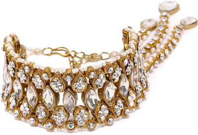 DHRUVI Zinc Gold-plated Bracelet