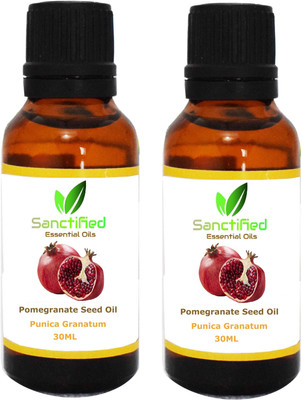 

SANCTIFIED Pomegranate Essential Oil - 100% Pure Natural & Undiluted Oil (pack of 2) 30ml each(30 ml)