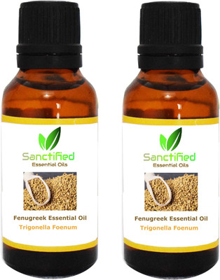 

SANCTIFIED Fenugreek Essential Oil (30ML) 100% Pure Natural & Undiluted Oil (pack of 2)(30 ml)