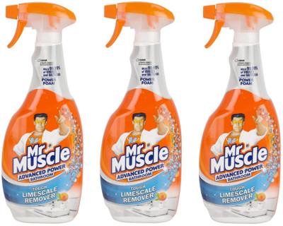 

Mr Muscle Advanced Power Bathroom Cleaner 750ml Pack Of 3 Orange(2250 ml, Pack of 3)