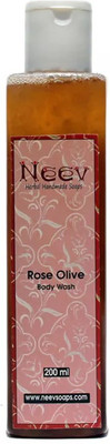 

Neev Herbal Homemade Soaps Rose Olive Body Wash - For Youthful and Glowing Skin - 200ml(200 ml)
