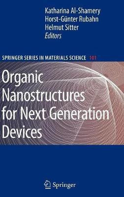 Organic Nanostructures for Next Generation Devices(English, Hardcover, unknown)