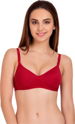 TWEENS by Belle Lingeries Full Coverage Red Padded Women Push-up Lightly Padded Bra(Red)