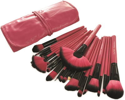 

Dream Maker 24 Piece Makeup Brush Set Model DM-117 (Pink)(Pack of 24)