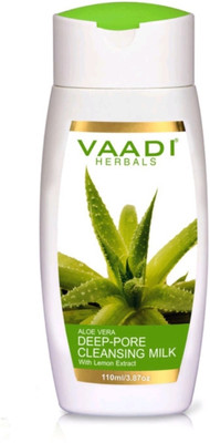 

Vaadi Herbals Aloe Vera Deep-Pore Cleansing Milk with Lemon Extract(110 ml)