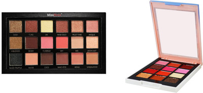 

Miss Boss hb Golden Sand 3D Highlighter Palette, glam color school eyeshadow 12 gm combo(Set of 2)