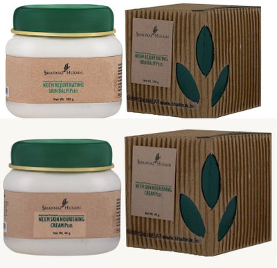 

Shahnaz Husain Neem ( Rejuvenating Skin Balm (100ml) + Skin Nourishing Cream (40gm)(Set of 2)