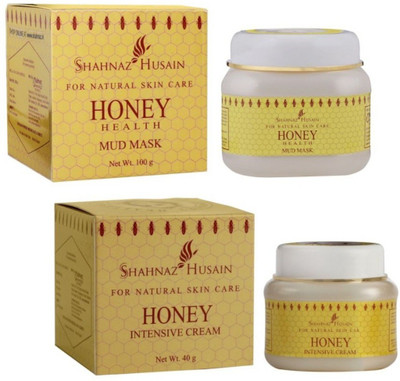 

Shahnaz Husain Honey (Health Mud Mask (100gm) + Intensive Cream(40gm))(Set of 2)
