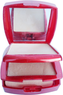 

ADS GOLD & TOUCH TOW IN COMPACT POWDER WITH RED LIPSTICK Compact(GOLD)