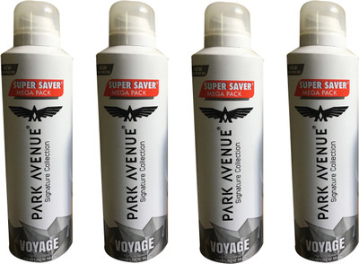 

Park Avenue VOYAGE ( PACK OF 4) Perfume Body Spray - For Men & Women(235 ml, Pack of 4)